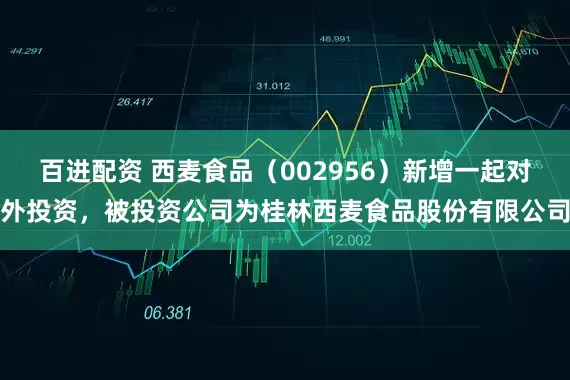 百进配资 西麦食品（002956）新增一起对外投资，被投资公司为桂林西麦食品股份有限公司