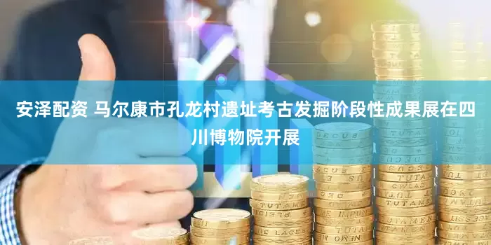 安泽配资 马尔康市孔龙村遗址考古发掘阶段性成果展在四川博物院开展
